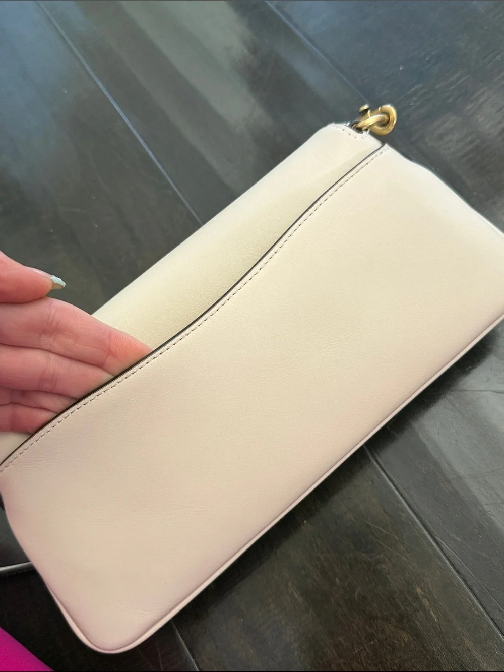 Coach Jet Shoulder Bag in “Chalk”